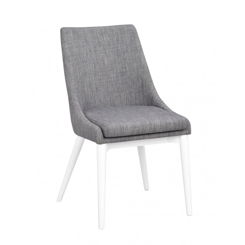 RO Be Dining Chair Dark Grey/White